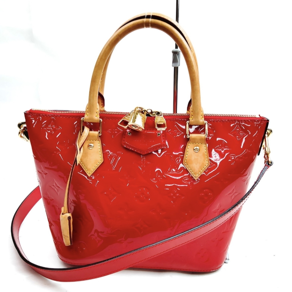 Labor Day Sale! Louis Vuitton Montebello PM Red Vernis